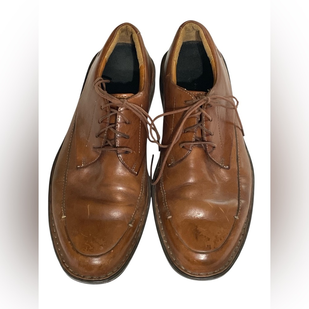 TIMBERLAND Smart Comfort System Brown Leather Lace Up Men's Shoes Sz 8.5